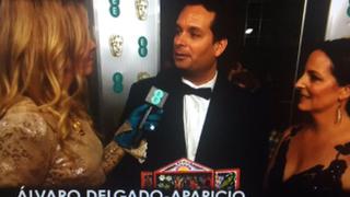 BAFTA 2020: Álvaro Delgado-Aparicio conquistó la alfombra roja con un retablo en las manos | VIDEO