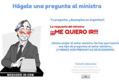 #MeQuieroIr: usuarios de redes sociales se burlan de ministro argentino