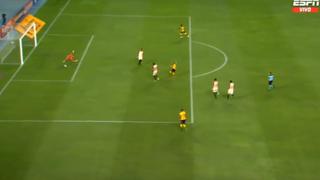Universitario en desventaja: Emmanuel Martínez anotó el 1-0 de Barcelona SC | VIDEO