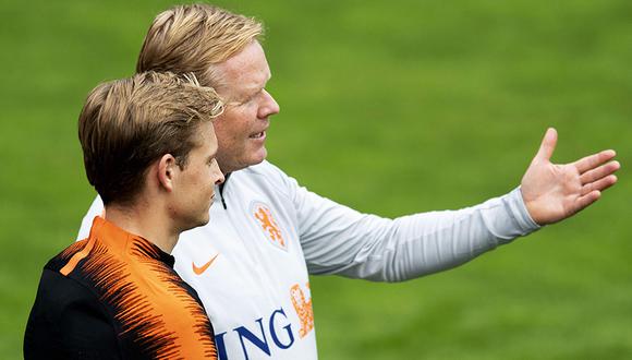 Ronald Koeman defiende partido ante Perú y despedida de Wesley Sneijder. (Foto: AFP)