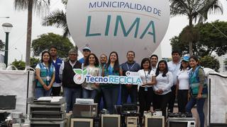 Rímac y VMT: realizan campaña de reciclaje de aparatos eléctricos 