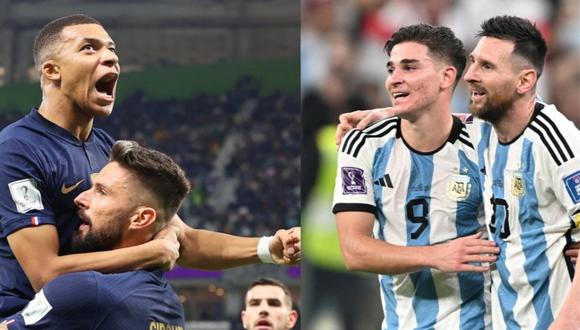 Argentina y Francia definirán al campeón del Mundial Qatar 2022. (Foto: Composición)