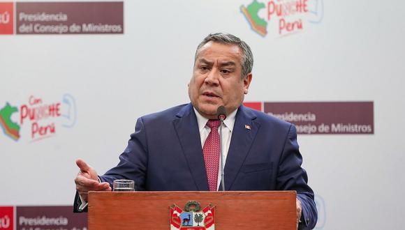 Gustavo Adrianzén dijo que sería un error si el Ejecutivo se involucra en procesos a cargo del Congreso. (Foto: PCM)