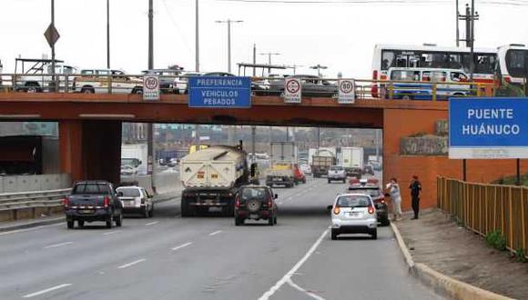 Vía Evitamiento: cerrarán acceso entre puente Huánuco y Abancay - 1