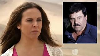 Kate del Castillo se mostró nerviosa al hablar de 'El Chapo'