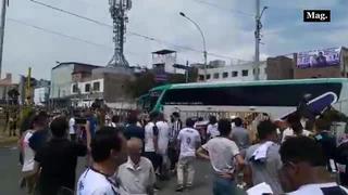 Alianza Lima vs. Binacional: Así fue la llegada del bus de Alianza Lima a Matute