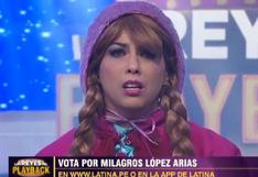 LRDP: Milagros López deja mudos a conductores como Anna de Frozen