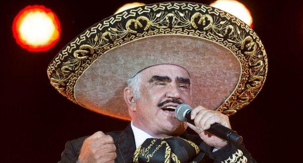 Vicente Fernández grabó más de 300 temas. (EFE/Fernando Aceves)