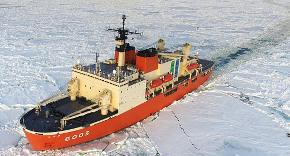 El buque \"ARC 20 de Julio\" en el que viaja la tercera expedición científica colombiana a la Antártida, llamada Almirante Padilla, llegó a Chile. (Foto: Getty Images)