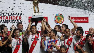 Así celebró River Plate la obtención de la Recopa Sudamericana