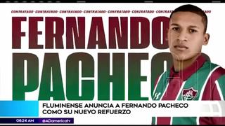 Fernando Pacheco llegó a Brasil para integrarse a Fluminense