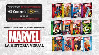 Enciclopedia Marvel, la evolución de tus súper héroes y villanos.
