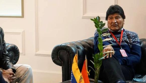 Evo Morales llegó a Caracas para participar de un congreso celebrado con motivo del bicentenario de la Batalla de Carabobo, clave en la independencia de Venezuela. (Foto: Twitter @evoespueblo)