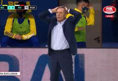 Russo gritó gol de Villa, pero el balón no entró: la reacción del técnico de Boca Juniors [VIDEO]
