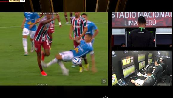 Yotún expulsión hoy, Sporting Cristal vs Fluminense por Copa Libertadores 2023: mira la tarjeta roja al volante rimense con intervención del VAR | VIDEO