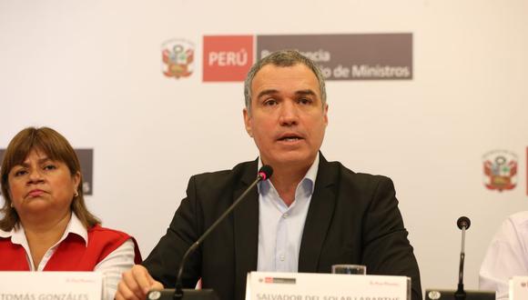 El primer ministro Salvador del Solar se presentará ante el Legislativo el próximo 4 de abril. (Foto: Manuel Melgar / GEC / Video: TV Perú)