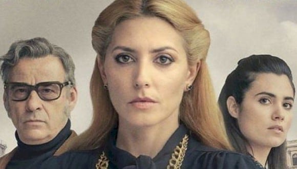 Eduard Fernández, Bárbara Lennie y  Loreto Mauleón son los protagonistas de la película española "Los renglones torcidos de Dios" (Foto: Netflix)