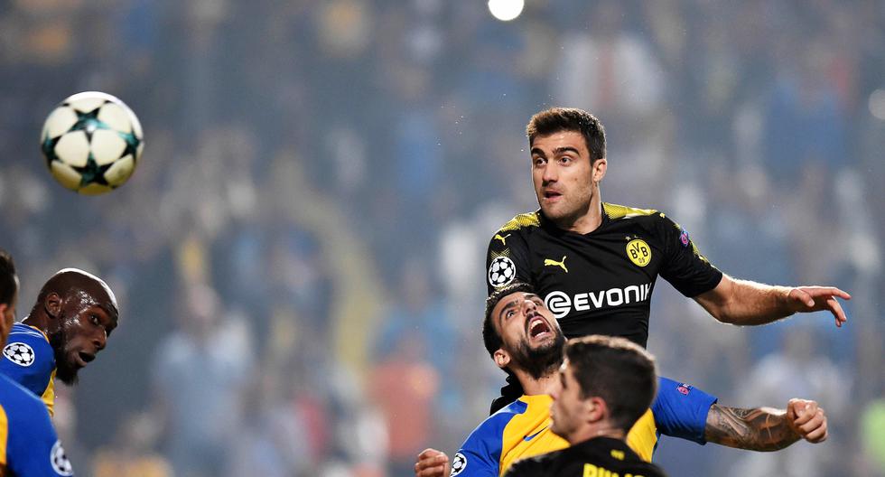 Borussia Dortmund vs APOEL se enfrentaron en Nicosia por el Grupo H de la Champions League. (Foto: EFE)