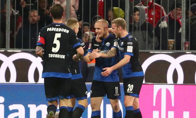 Estas fueron las mejores imágenes del duelo entre Bayern Múnich vs. Paderborn por la jornada 23 de la Bundesliga. REUTERS/Michael Dalder