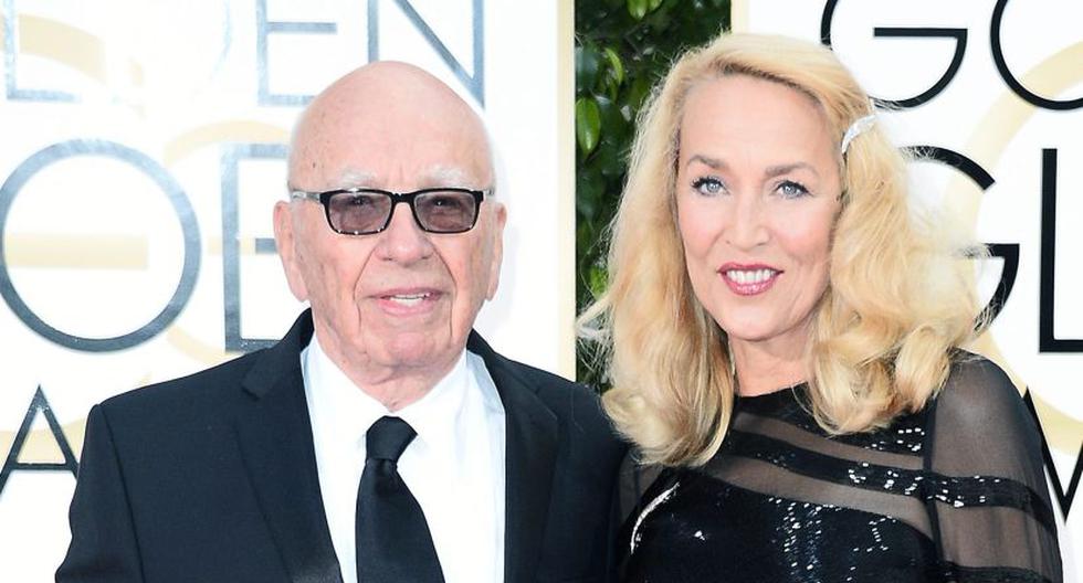 Rupert Murdoch y Jerry Hall se comprometieron este fin de semana en Los Ángeles. (Foto: EFE)