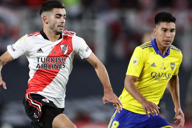 Boca enfrentó a River por Liga Profesional Argentina. Foto: AFP