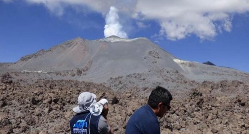 Los expertos recomiendan no acercarse al volcán Sabancaya. (Foto: Andina)