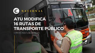 Combis y cústers no podrán circular en las avenidas Brasil, La Marina y Túpac Amaru: ¿Cuáles son las nuevas rutas?