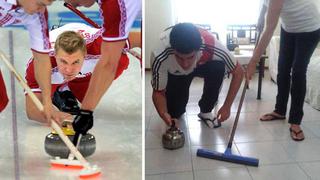 Curling, curioso deporte de Sochi del que se burlan en redes