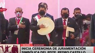 Ayacucho: soprano interpretó el Himno Nacional en quechua durante juramentación simbólica de Pedro Castillo | VIDEO