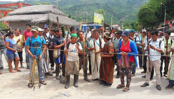 Comunidades nativas suspenden paro en la selva central