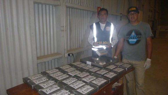 Incautan 31 kilos de cocaína en el puerto de Paita