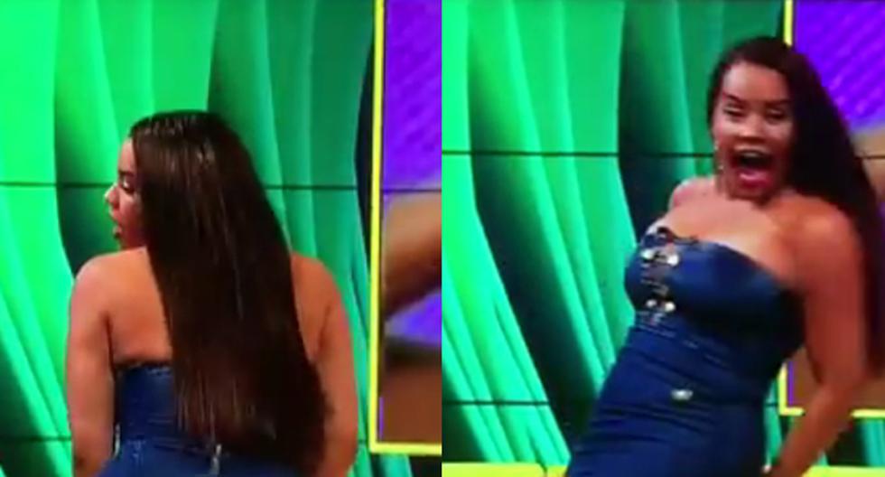 YouTube nos muestra el video de la vergüenza de la protagonista del reallity Big Brother en un programa en vivo. (Foto: captura)