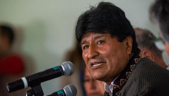 El ex presidente de Bolivia, Evo Morales, habló sobre la situación en el Perú. (CLAUDIO CRUZ / AFP).