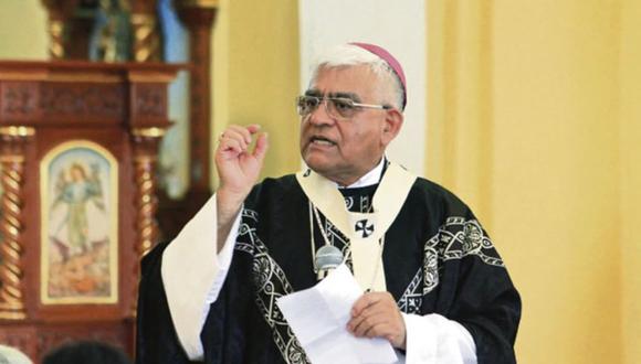 Monseñor Miguel Cabrera indicó que la ‘mala política’ ha creado una cultura de corrupción en algunas autoridades indiferentes. (Foto: Arzobispado de Trujillo)