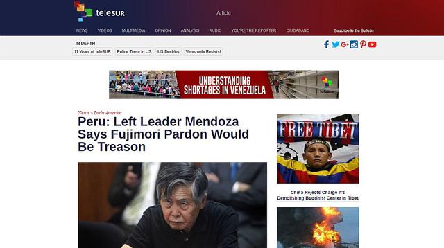 Medios internacionales: Humala descarta indultar a Fujimori - 9