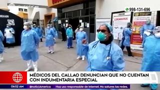 Coronavirus en Perú: Médicos del Callao denuncian que no cuentan con protocolos de bioseguridad