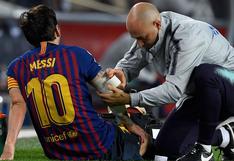 Lionel Messi se fracturó el radio del brazo derecho y será baja por un mes