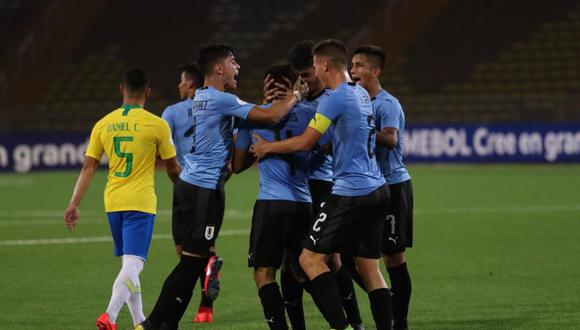 Uruguay empató 1-1 frente a Brasil por el grupo B del Sudamericano Sub 17. | Foto: Sudamericano Sub 17