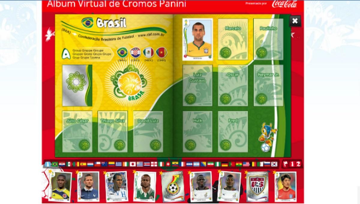 El Álbum Panini 2014 ahora también tiene una versión virtual