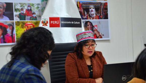 Rocilda Nunta renunció al cargo de viceministra de Interculturalidad del Ministerio de Cultura. (Foto: Agencia Andina)