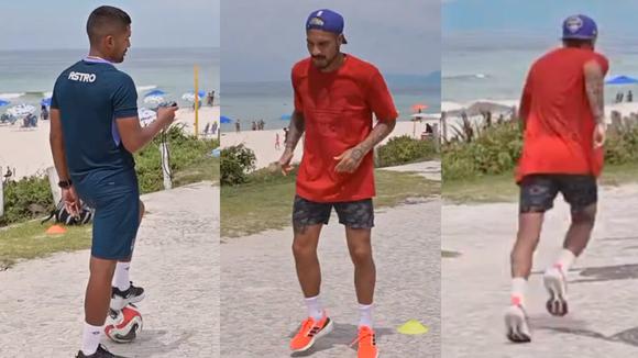 Guerrero training in Brazil (Video: Club UCV)