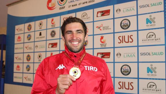 Nicolás Pacheco consigue medalla de oro para Perú. (Foto: FDNTP / Andy Cruz)
