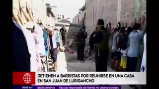 Coronavirus en Perú: detienen a presuntos barristas en pleno aislamiento social en San Juan de Lurigancho