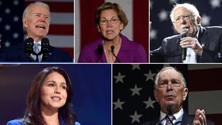 Supermartes: estos son los 5 demócratas que siguen en carrera para enfrentarse a Trump | FOTOS
