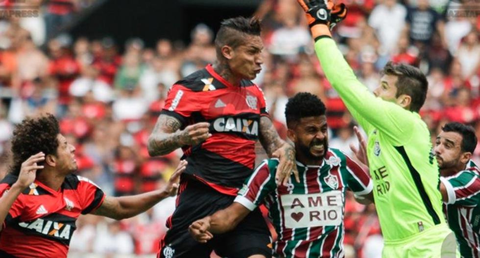 En tanda de penales, el Flamengo cayó 4-2 ante el Fluminense y no pudo quedarse con la Taça Guanabara. Paolo Guerrero anotó un golazo de tiro libre. (Foto: Gazeta Press)
