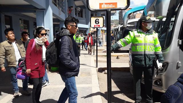 Coronavirus en Perú: cerca de 700 turistas varados en Cusco lograron retornar a sus ciudades. (Foto: Melissa Valdivia)
