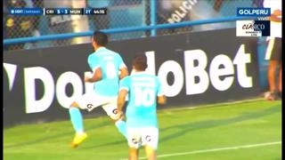 Gol de Leandro Sosa para Sporting Cristal: anotó el 6-3 parcial sobre Municipal | VIDEO