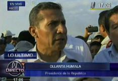Humala criticó a gobierno aprista por su manejo en la economía