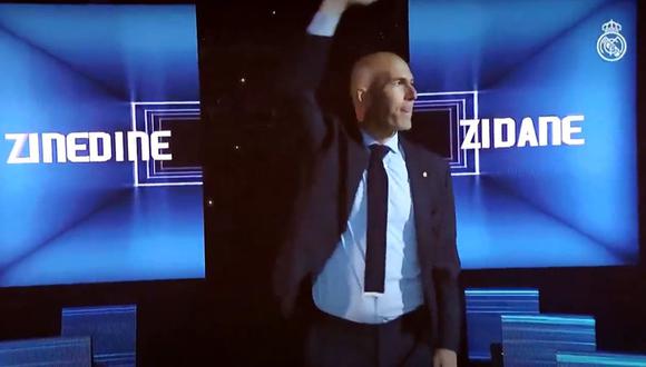 Real Madrid y su video de presentación a Zinedine Zidane en Facebook y Twitter. (@realmadrid)