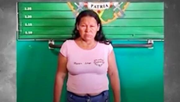 La mujer está siendo investigada si pertenece a una banda de tráfico de personas. (Foto: América Noticias)